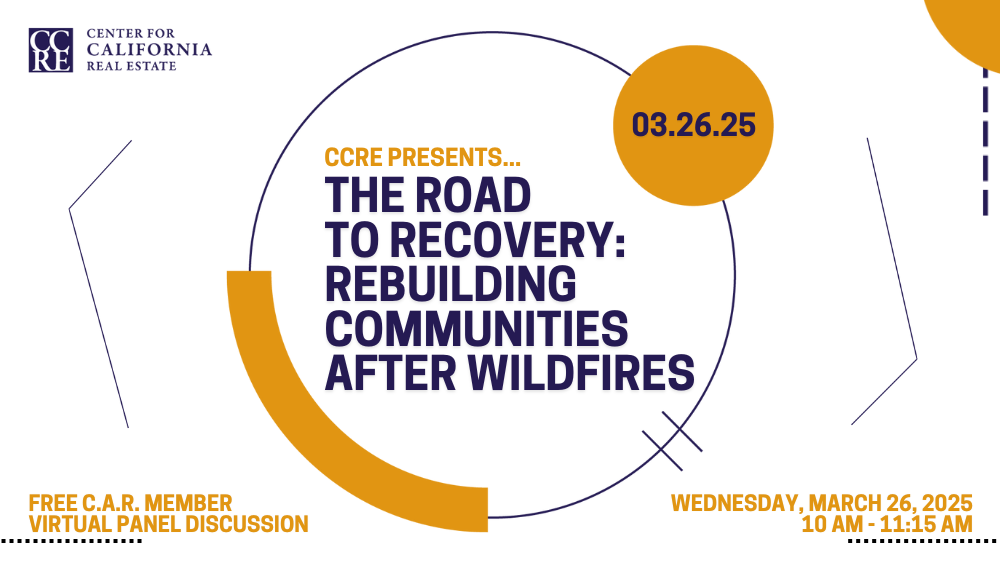 CCRE Virtual Panel: Wildfire Recovery